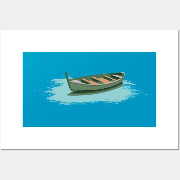 rowboat Wall Art by Kalle